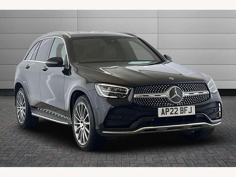 Black Used 2022 Mercedes GLC220 AMG Line Premium SUV | £31,350 (A bit pricey) - Image 1/4