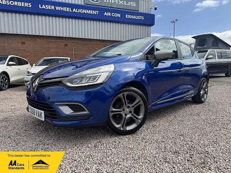 Iron blue Used 2018 Renault Clio IV GT-Line Hatchback | £9,069 (Fair price) - Image 1/4