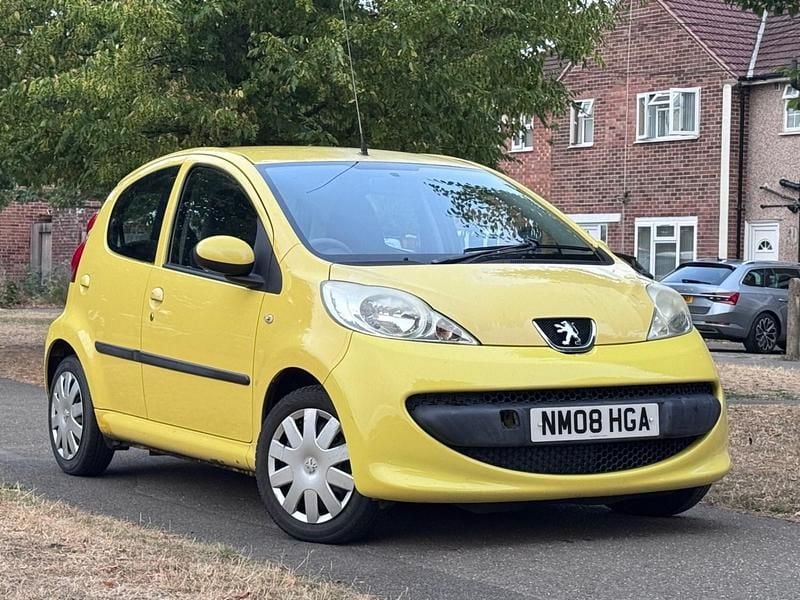 Yellow Used 2008 Peugeot 107 Hatchback | £899 (Super price) - Image 1/4