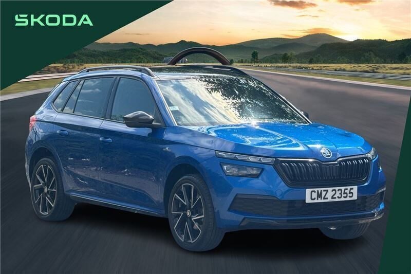 Blue Used 2023 Skoda Kamiq Monte Carlo SUV | £19,649 (Good price) - Image 1/4
