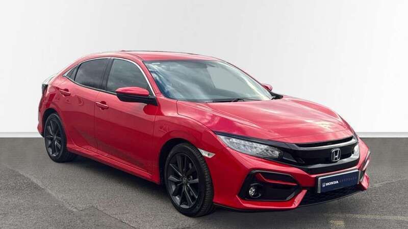 Red Used 2022 Honda Civic SR Hatchback | £17,358 (Fair price) - Image 1/4