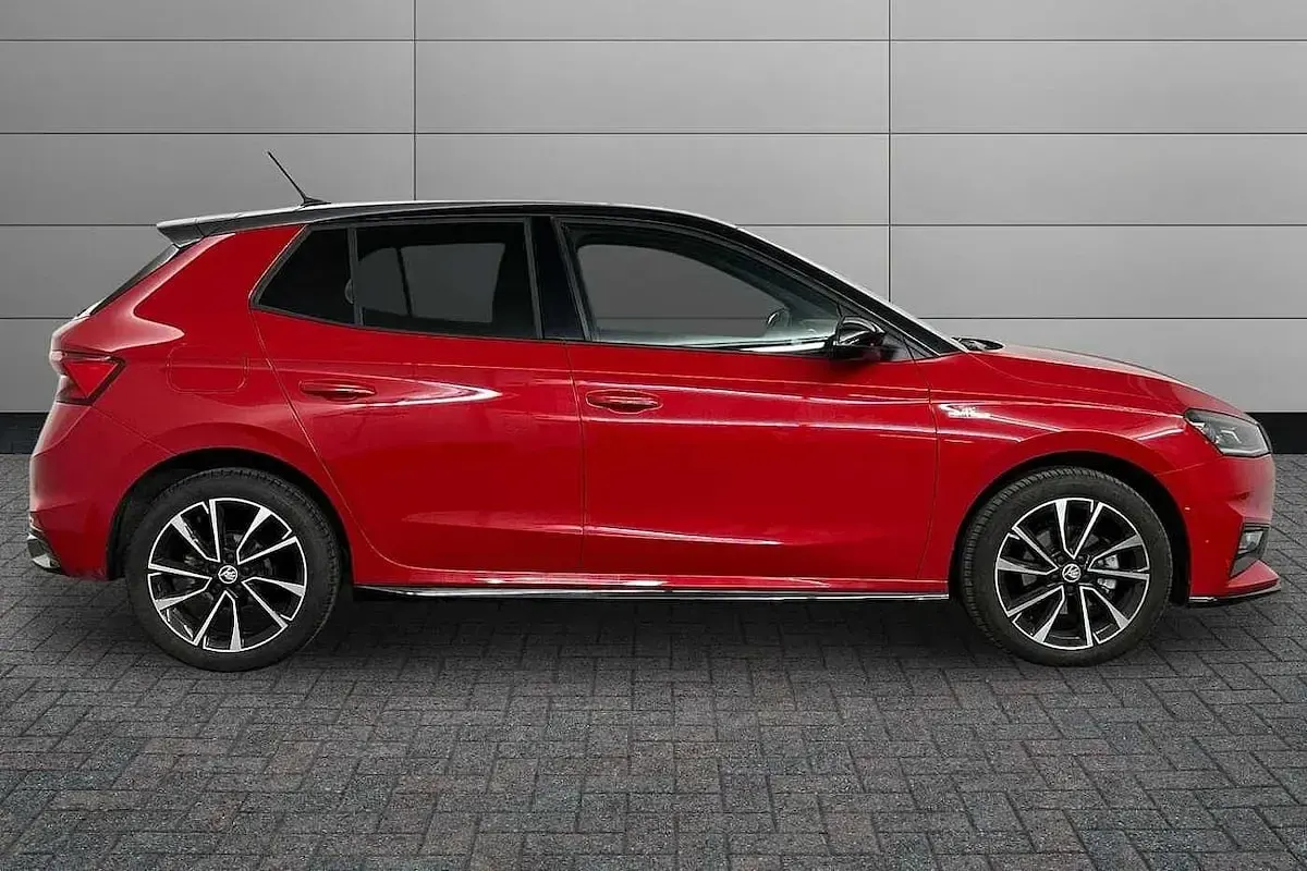 Used Skoda Fabia Monte Carlo 147 HP (108 kW) 2024 Velvet red metallic black magic pearl effect Hatchback