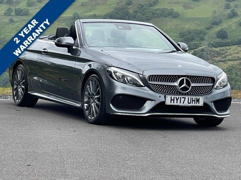 Grey Used 2017 Mercedes C220 AMG line Cabriolet | £15,299 (Fair price) - Image 1/4