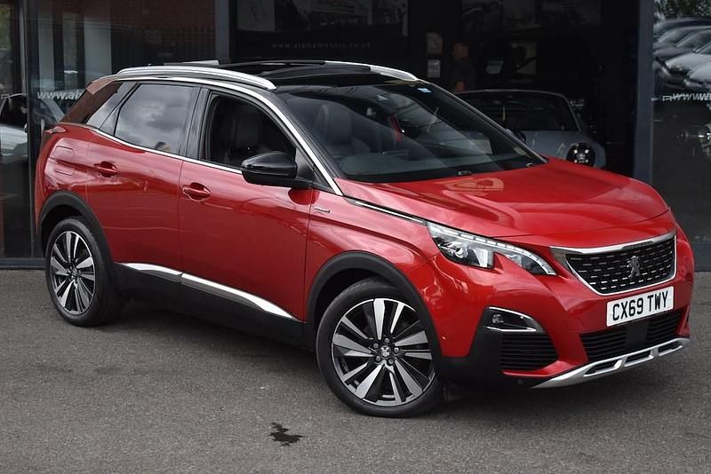 Red Used 2019 Peugeot 3008 Premium Hatchback | £12,990 (Good price) - Image 1/3