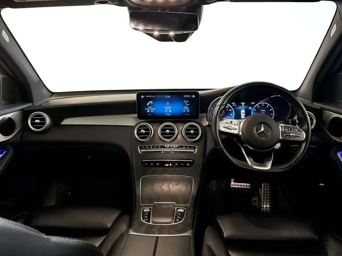 Used Mercedes GLC300e AMG line 272 HP (200 kW) 2021 Blue SUV