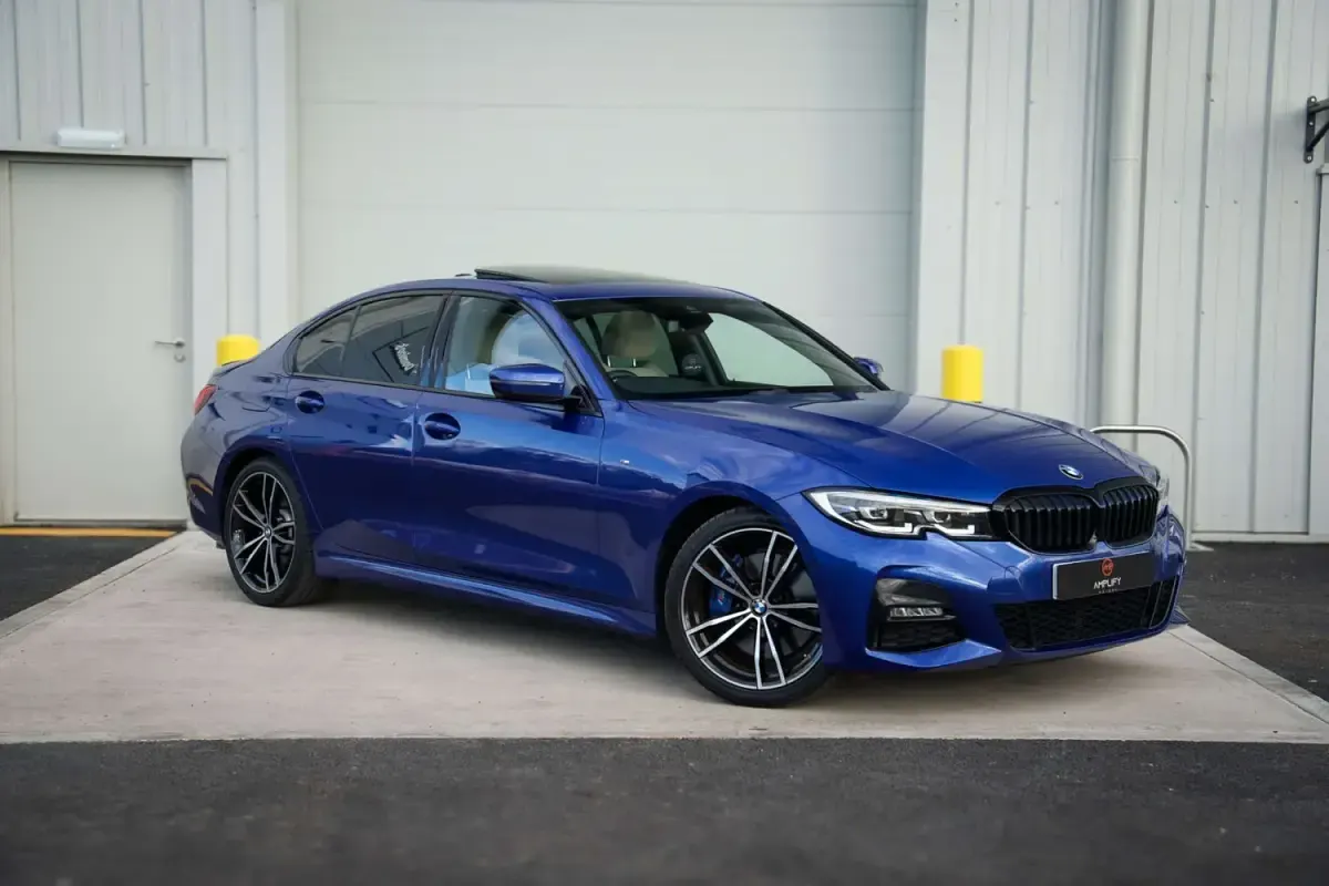 Used BMW 320e M Sport 2021 Blue Sedan