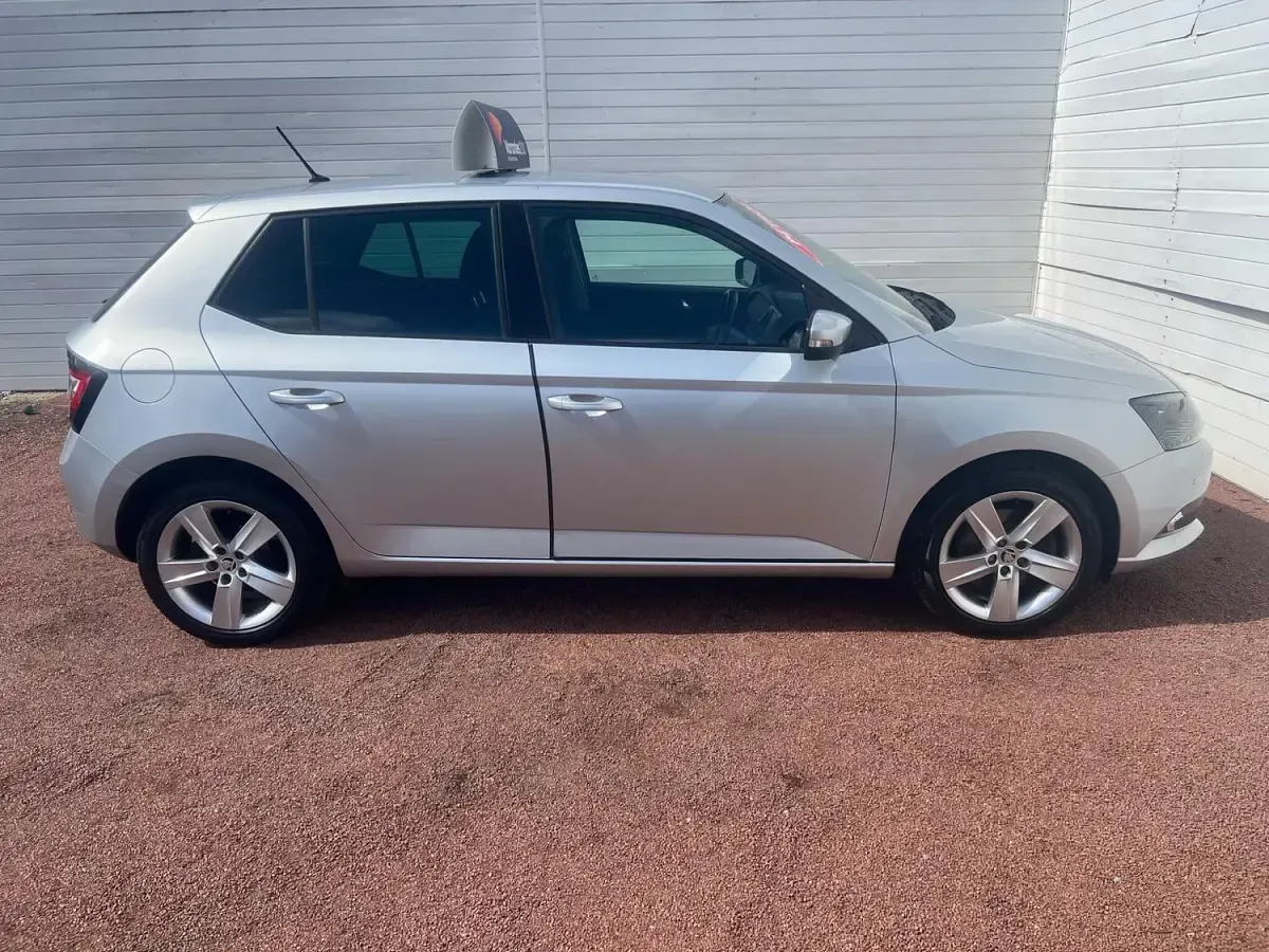 Used Skoda Fabia SE L 110 HP (80 kW) 2015 Silver Hatchback