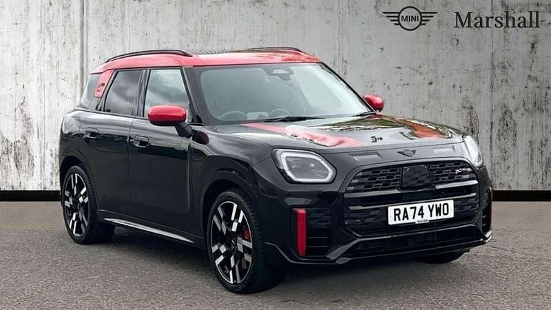Midnight black ii Used 2025 Mini John Cooper Works Countryman SUV | £38,376 (Good price) - Image 1/4