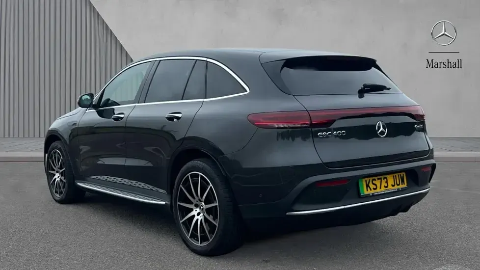 Used Mercedes EQC400 AMG line 300 kW (408 HP) 2023 Metallic paint graphite grey SUV