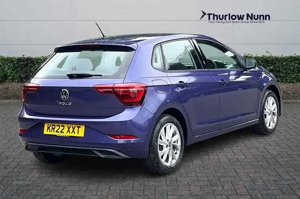 Used VW Polo Style 95 HP (69 kW) 2022 Purple Hatchback
