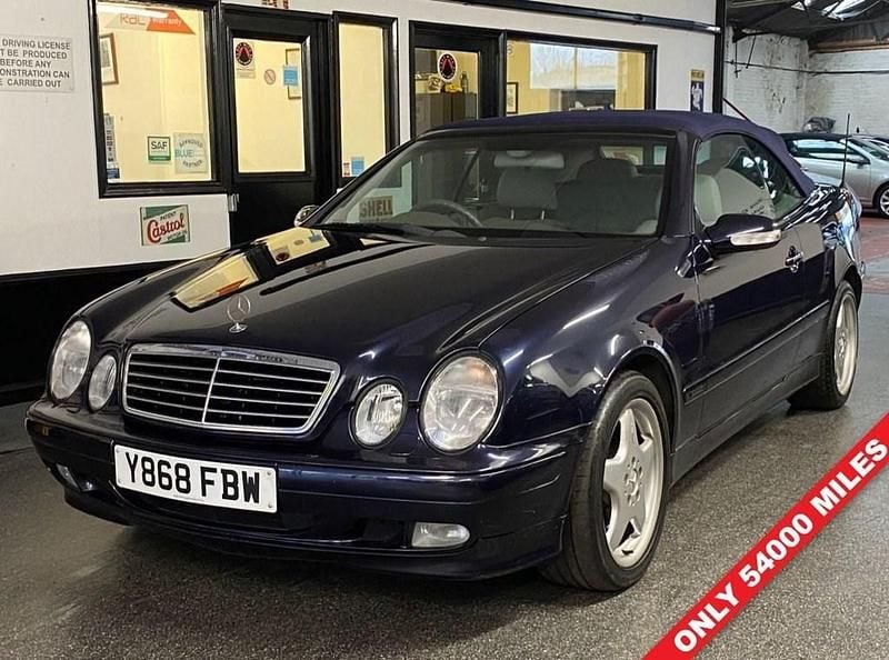 Blue Used 2001 Mercedes CLK230 Elegance Cabriolet | £4,995 (Fair price) - Image 1/3