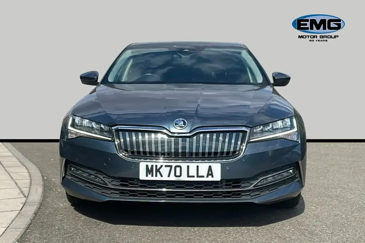Used Skoda Superb SE Technology 218 HP (160 kW) 2020 Grey Hatchback