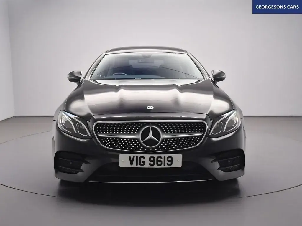 Used Mercedes E220 AMG line 2018 Black Coupe