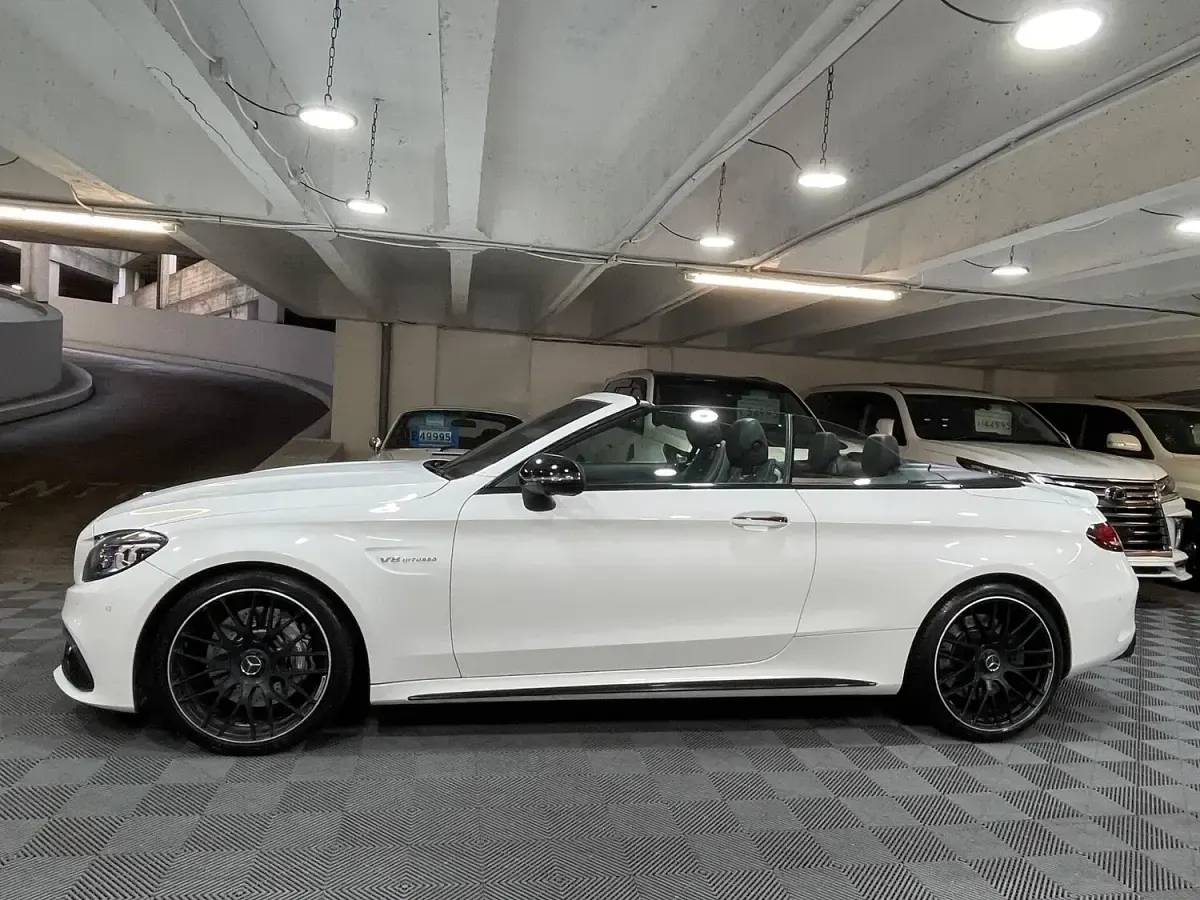 Used Mercedes C63 AMG Premium Plus 2019 White Cabriolet