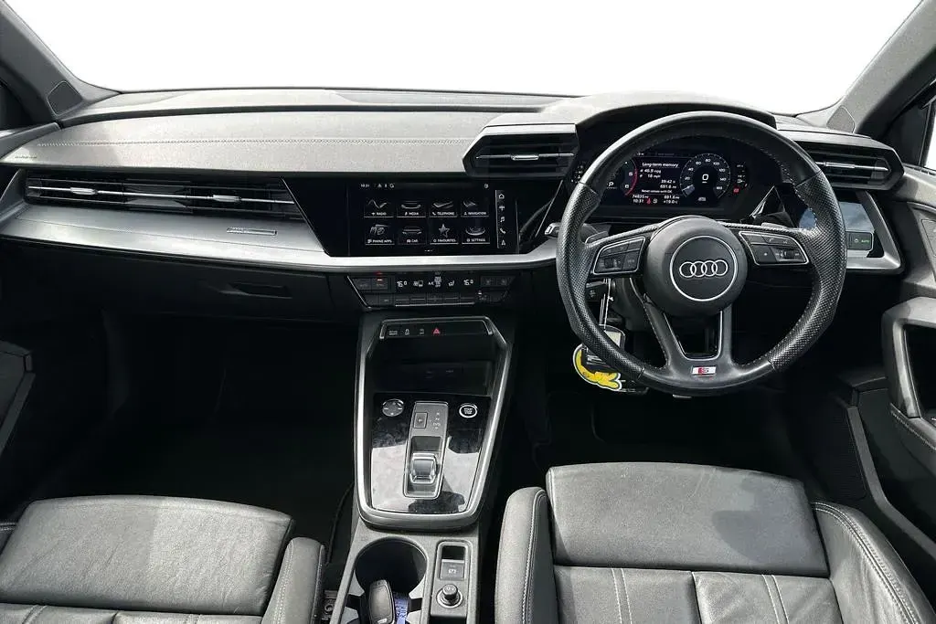 Used Audi A3 Sportback S-Line 150 HP (110 kW) 2020 Black Hatchback