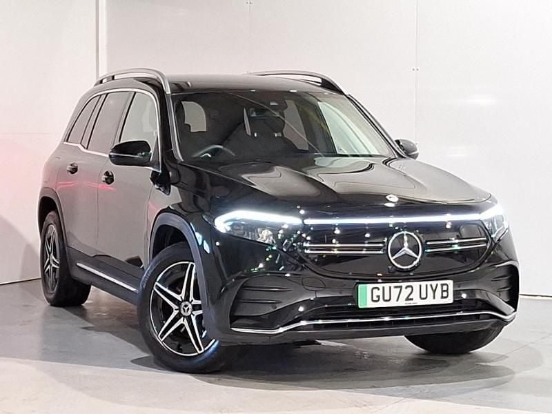 Black Used 2022 Mercedes EQB350 AMG line SUV | £27,998 (Fair price) - Image 1/4