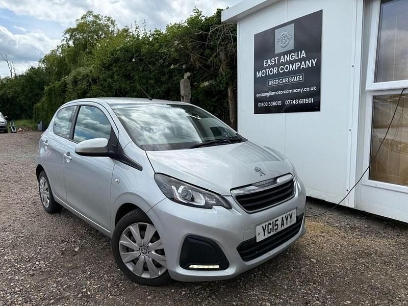 Silver Used 2015 Peugeot 108 Active Hatchback | £2,840 (Fair price) - Image 1/4