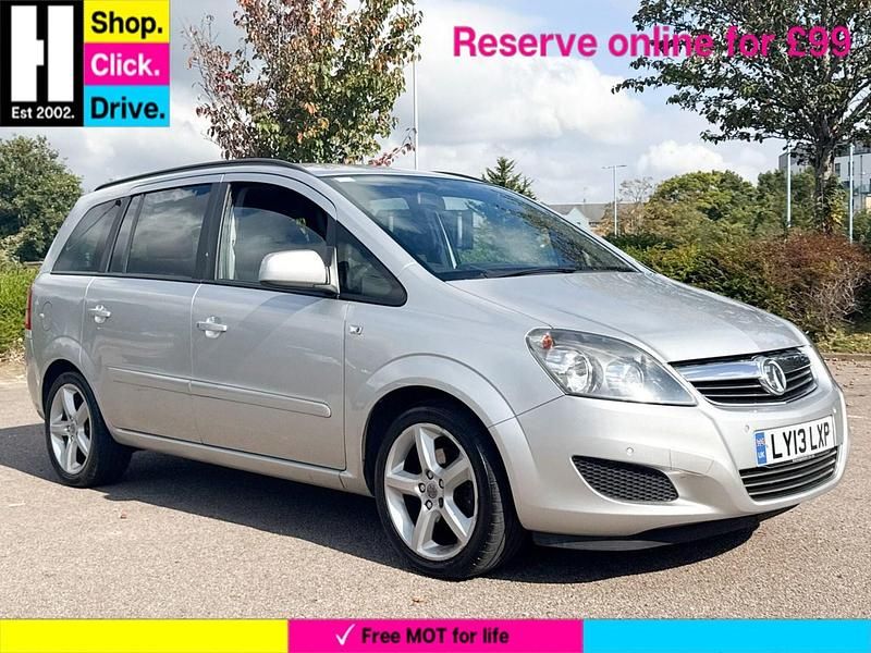 Silver Used 2013 Vauxhall Zafira MPV | £2,320 (Fair price) - Image 1/3