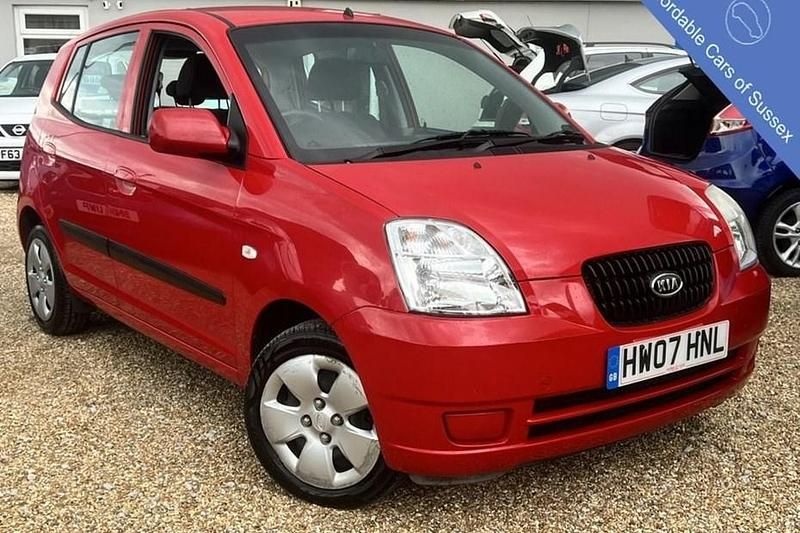 Red Used 2007 Kia Picanto 2 Hatchback | £1,550 (Fair price) - Image 1/1
