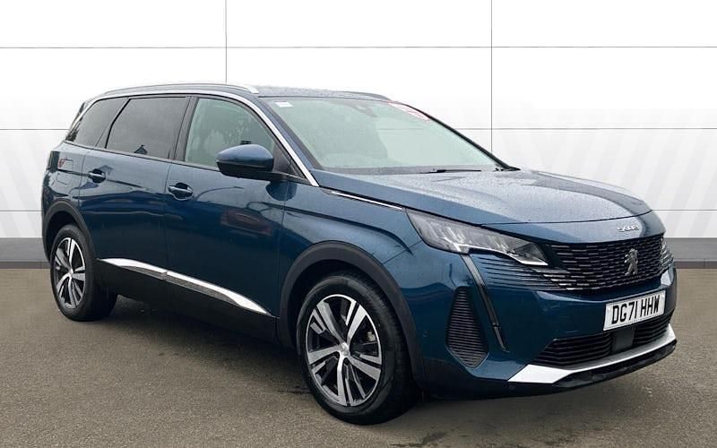 Blue Used 2021 Peugeot 5008 Allure Premium MPV | £21,040 (Fair price) - Image 1/4