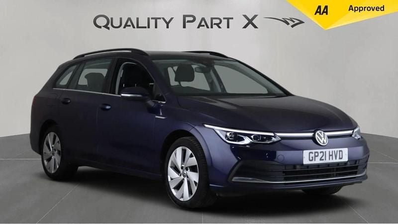 Blue Used 2021 VW Golf VIII Style Estate | £13,144 (Good price) - Image 1/3