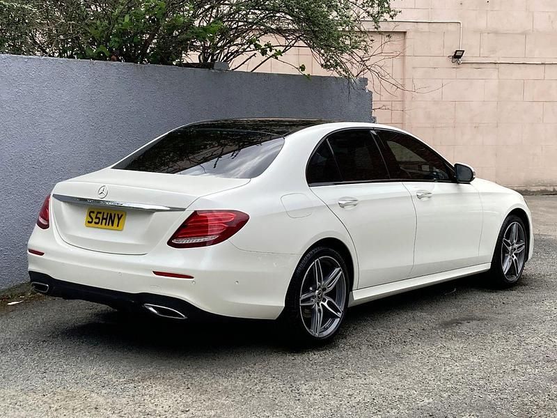 Used Mercedes E220 AMG Line Premium 2017 White Sedan