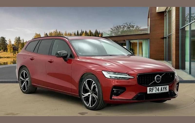 Fusion red Used 2025 Volvo V60 Ultra Estate | £32,890 (Super price) - Image 1/4