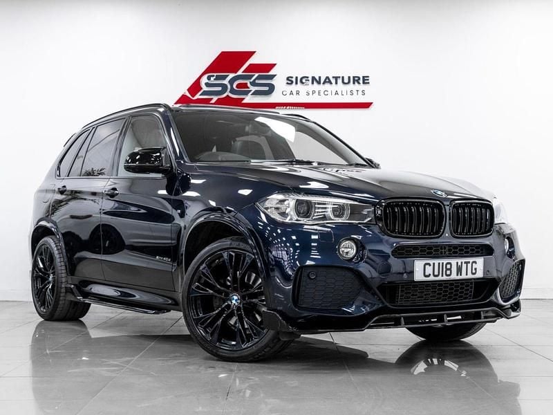Black Used 2018 BMW X5 M Sport SUV | £27,995 (Expensive) - Image 1/3