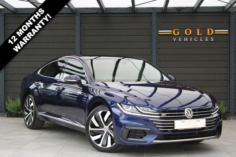 Blue Used 2018 VW Arteon R-line Hatchback | £16,495 (Fair price) - Image 1/4
