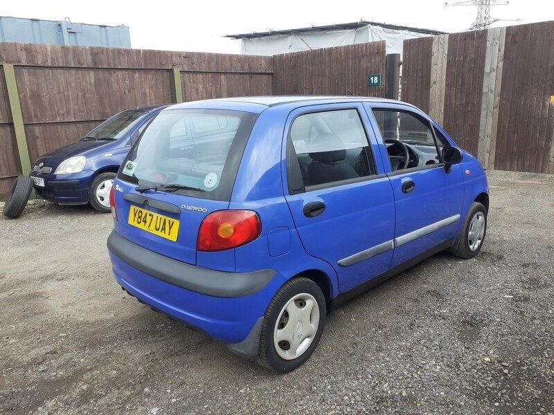 Used Chevrolet Matiz SE 50 HP (36 kW) 2001 Blue Hatchback
