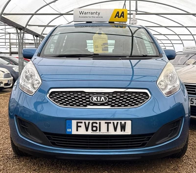 Used Kia Venga 89 HP (65 kW) 2011 Blue Hatchback