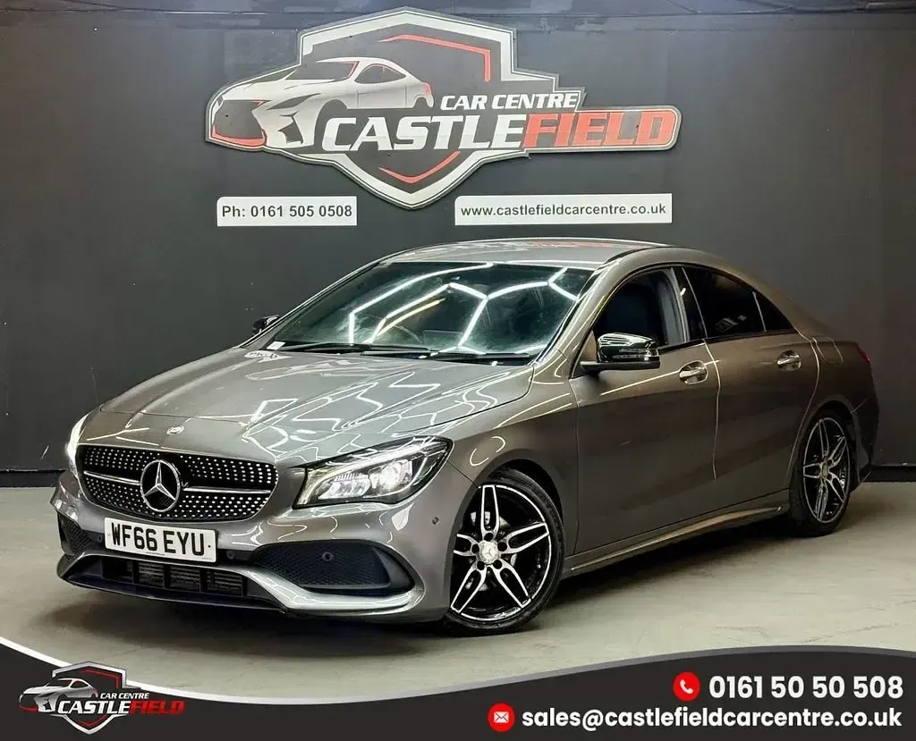Used Mercedes CLA180 AMG line 122 HP (89 kW) 2016 Grey Sedan