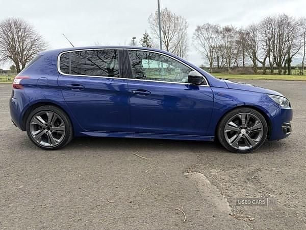 Used Peugeot 308 GT-line 150 HP (110 kW) 2017 Blue Hatchback