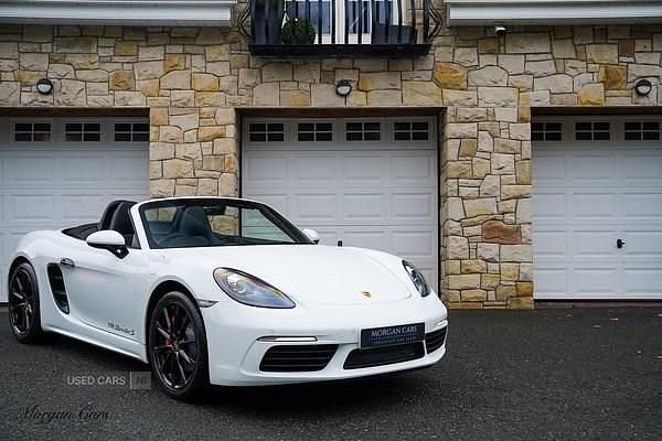 White Used 2025 Porsche 718 Boxster Cabriolet | £64,995 (Expensive) - Image 1/4