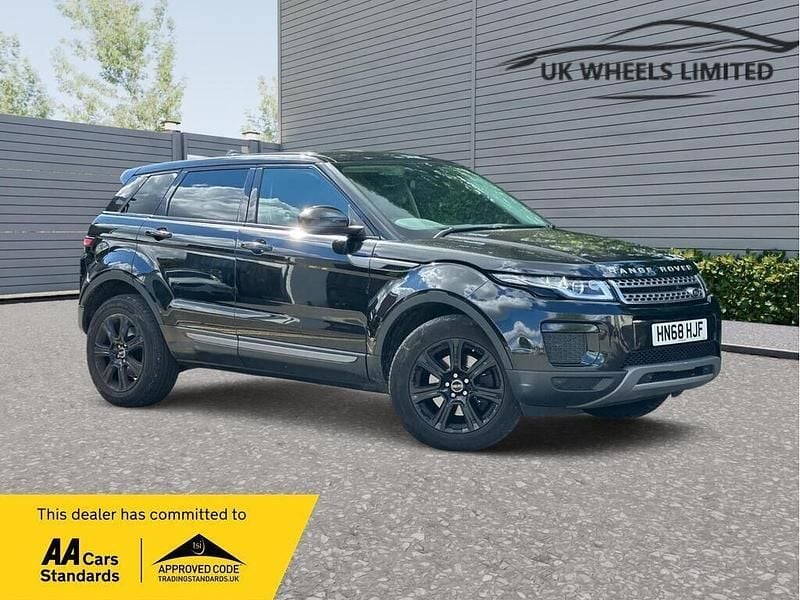 Black Used 2018 Land Rover Range Rover evoque SE Estate | £11,990 (Good price) - Image 1/4