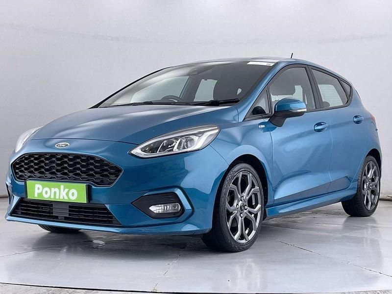 Used Ford Fiesta ST-Line 125 HP (91 kW) 2019 Blue Hatchback