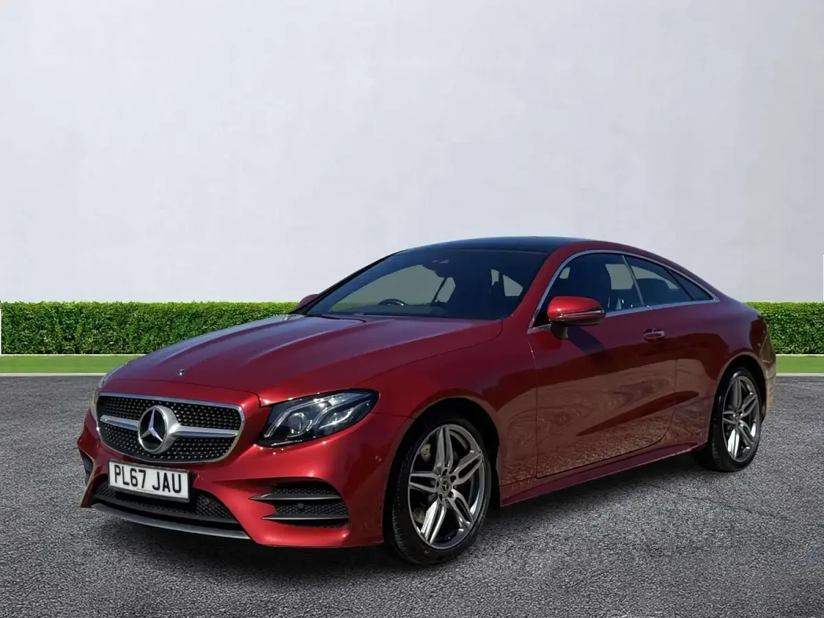 Used Mercedes E220 AMG Line Premium Plus 2018 Red Coupe