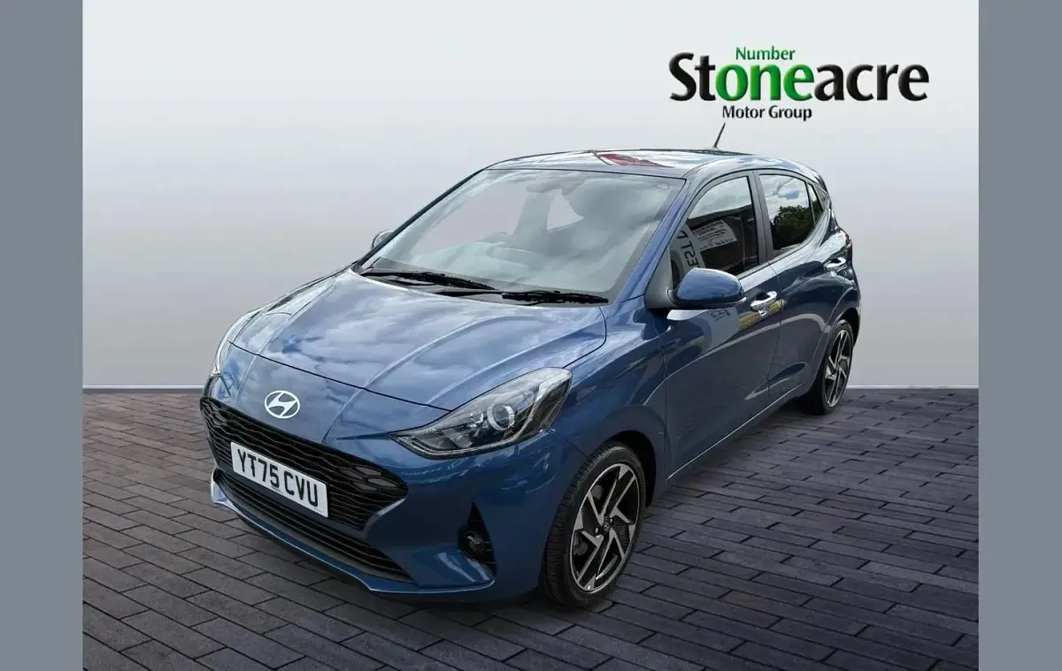 New Hyundai i10 Premium 79 HP (58 kW) 2025 Blue Hatchback