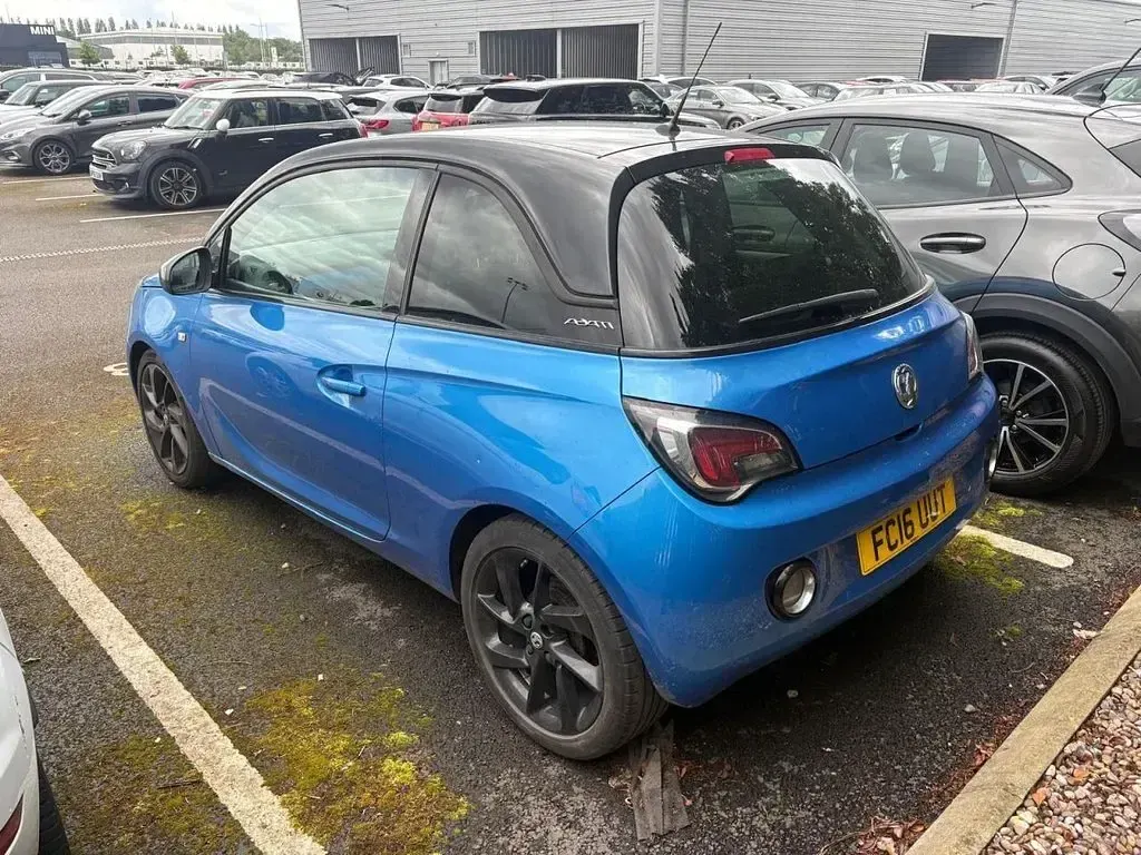 Used Vauxhall Adam S 70 HP (51 kW) 2016 Blue Hatchback