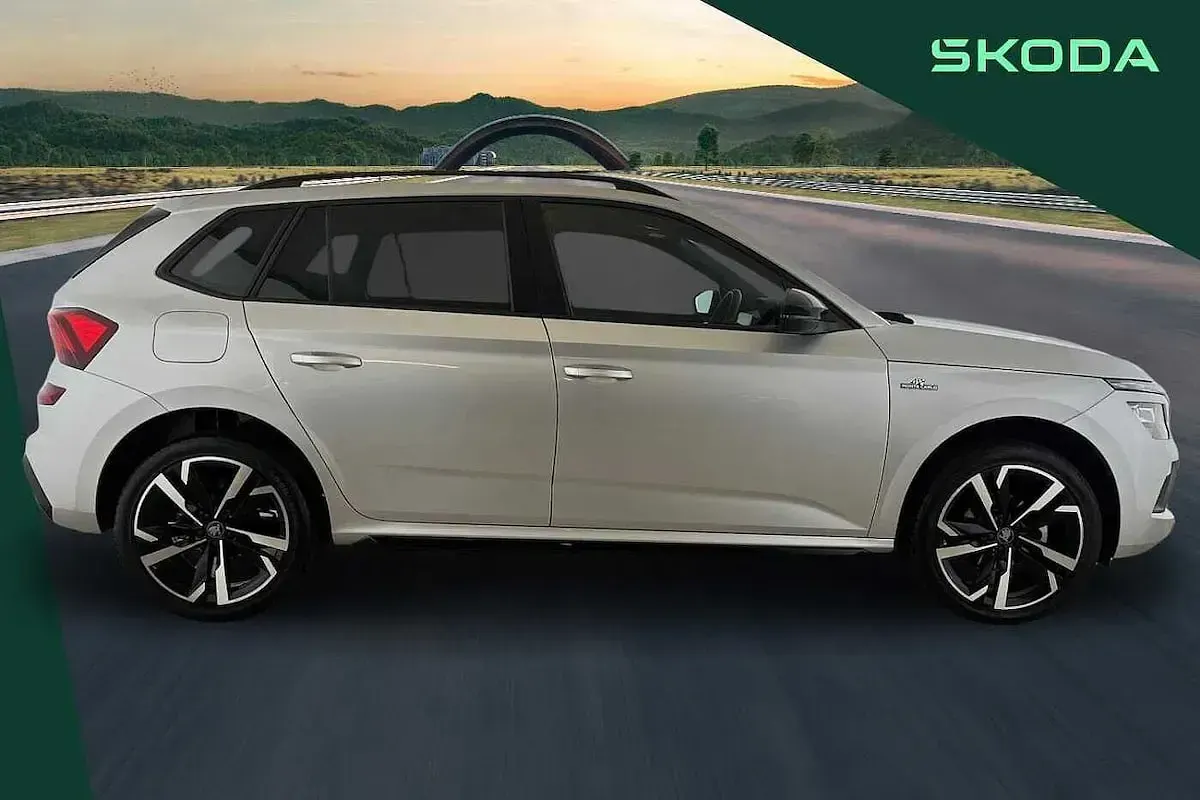 Used Skoda Kamiq Monte Carlo 150 HP (110 kW) 2025 Brilliant silver metallic SUV