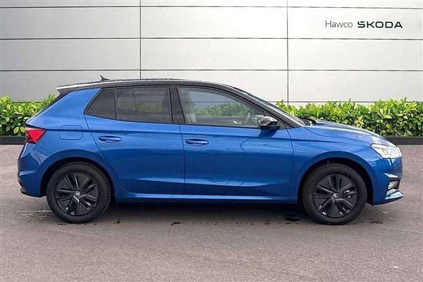 Used Skoda Fabia Design Edition 114 HP (83 kW) 2025 Blue Hatchback