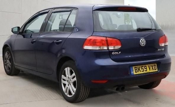 Usado VW Golf VI SE 140 HP (102 kW) 2009 Azul Citadino
