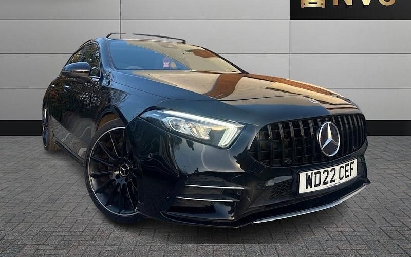 Used Mercedes A35 AMG Premium Plus 306 HP (225 kW) 2022 Black Hatchback