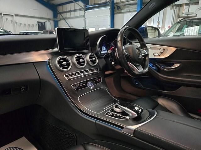 Used Mercedes C250 AMG line 2017 Blue Coupe
