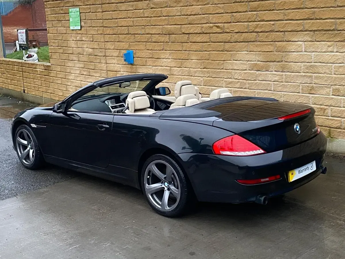 Used BMW 630 Cabriolet Sport Line 2010 Black Cabriolet