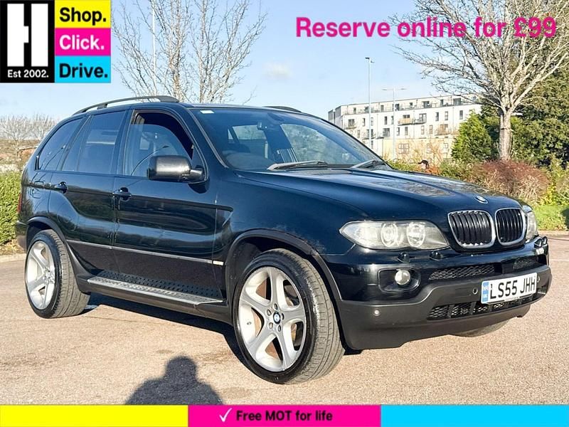Black Used 2005 BMW X5 Sport Line SUV | £2,799 (Good price) - Image 1/3