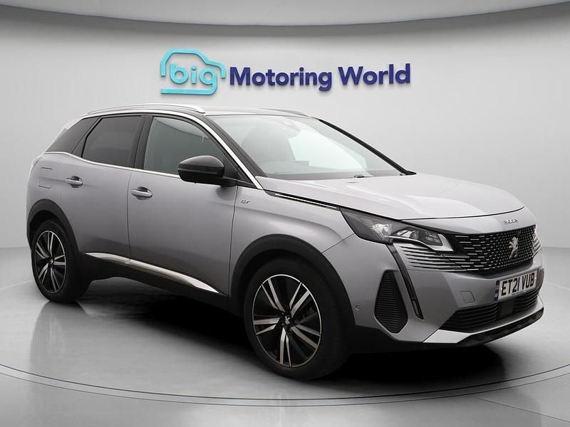 Grey Used 2021 Peugeot 3008 Premium SUV | £20,200 (Fair price) - Image 1/4