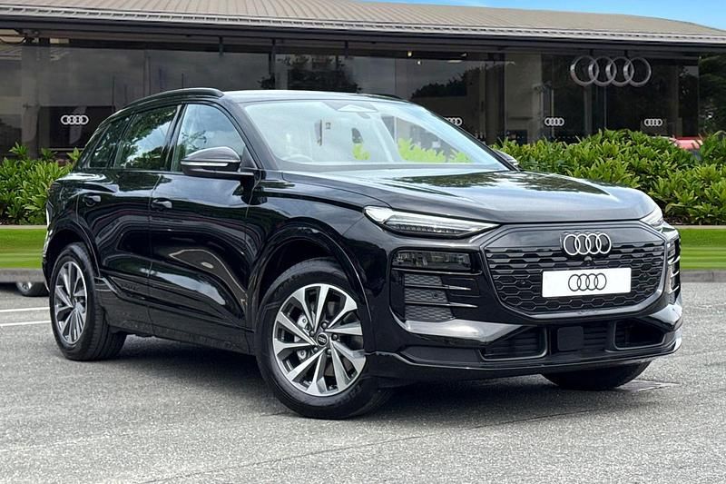 Black New 2025 Audi Q6 e-tron S-Line SUV | £57,995 - Image 1/4