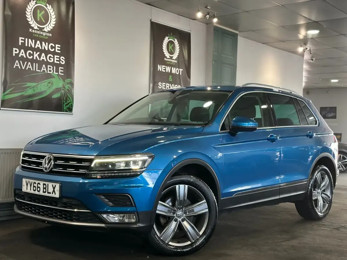 Begagnad VW Tiguan SEL 150 HK (110 kW) 2016 Blå SUV