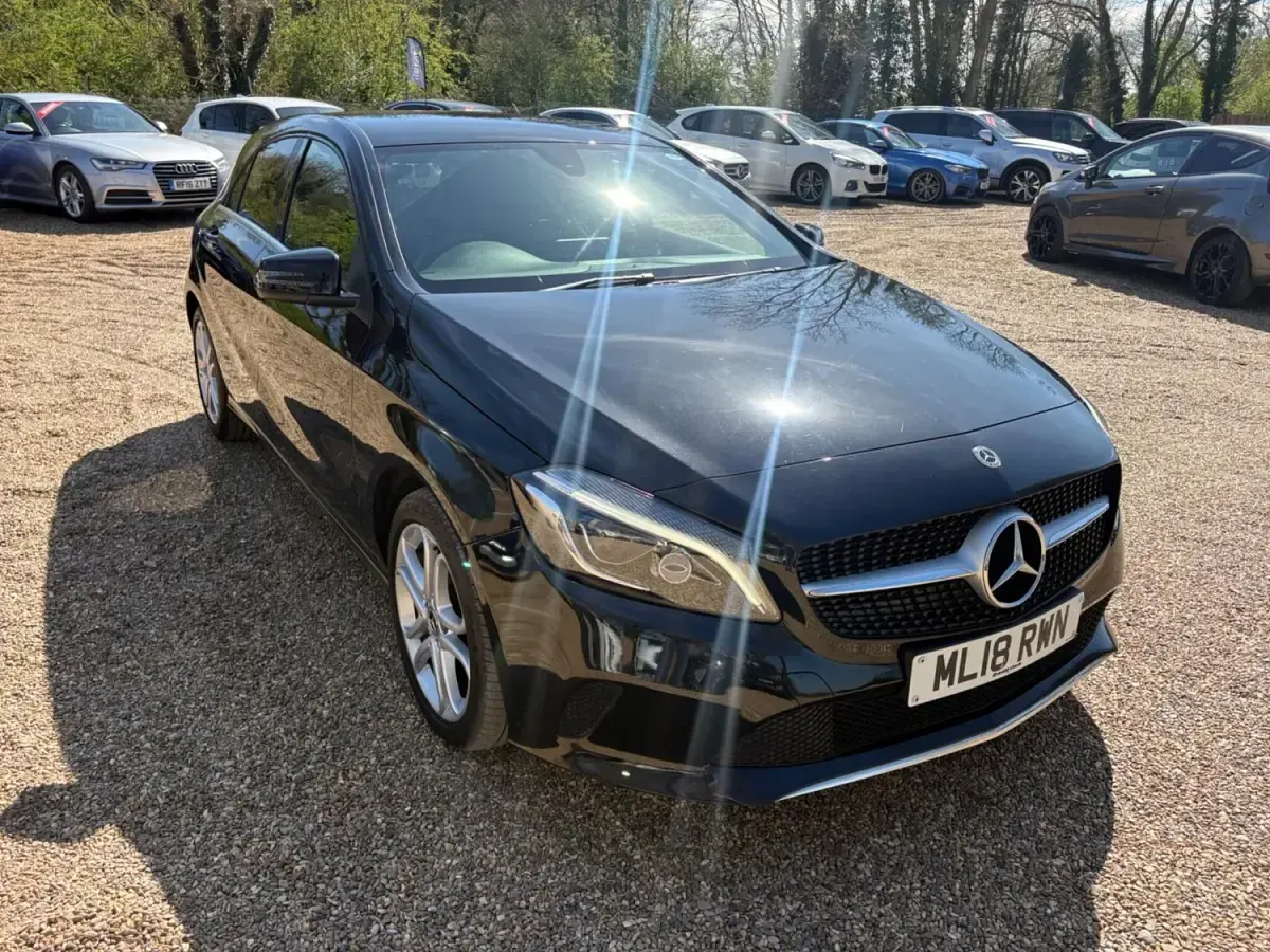 Begagnad Mercedes A180 Sport Edition 2018 Svart Halvkombi